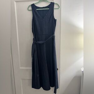 Banana Republic Denim Sleeveless V-Neck Maxi Dress